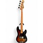 Vintage 1973 Fender Standard Precision Bass Fretless 3 Color Sunburst Electric Bass Guitar