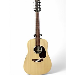 Used Martin dx2 Natural 12 String Acoustic Electric Guitar