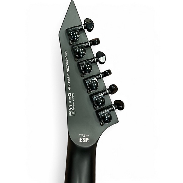 Used ESP LTD MH400B Black Baritone Guitars