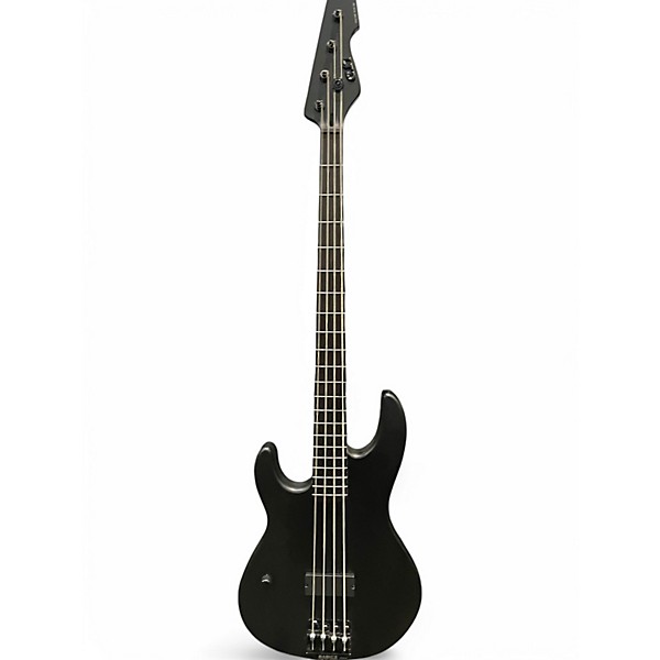 Used ESP LTD AP4 Black Metal LEFT HANDED Satin Black Electric Bass Guitar