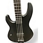 Used ESP LTD AP4 Black Metal LEFT HANDED Satin Black Electric Bass Guitar