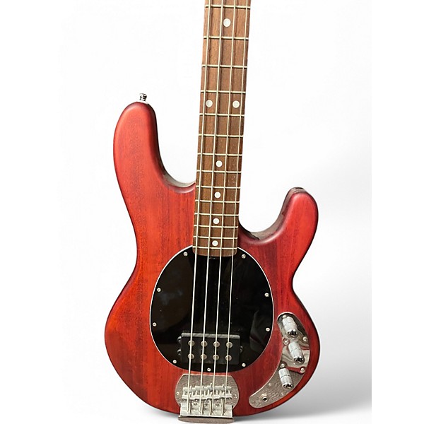 Used Sterling by Music Man STINGRAY SUB SERIES Dakota Red Electric Bass Guitar