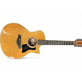 Used Taylor 356CE Natural 12 String Acoustic Electric Guitar