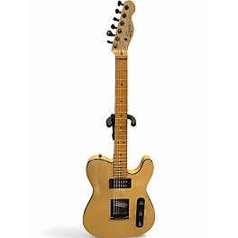 Used Squier Contemporary Telecaster HH Gold Solid Body Electric Guitar