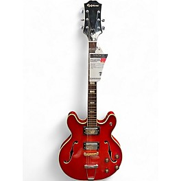 Vintage 1970s Epiphone EA-250 Cherry Hollow Body Electric Guitar