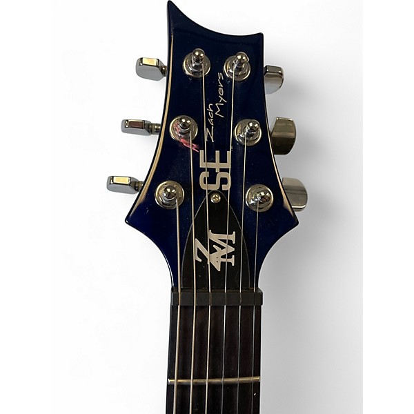Used PRS Zach Myers Signature SE Blue Solid Body Electric Guitar