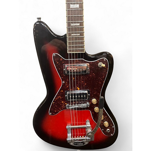 Used Silvertone 1478 Cherry Sunburst Solid Body Electric Guitar