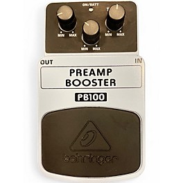 Used Behringer PB100 Preamp Booster Effect Pedal