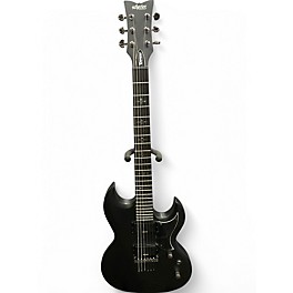 Used Schecter Guitar Research DEMON S-II SATIN BLACK Solid Body Electric Guitar