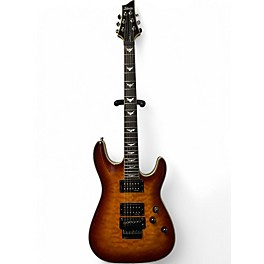 Used Schecter Guitar Research Omen Extreme 6-FR Vintage Sunburst Solid Body Electric Guitar