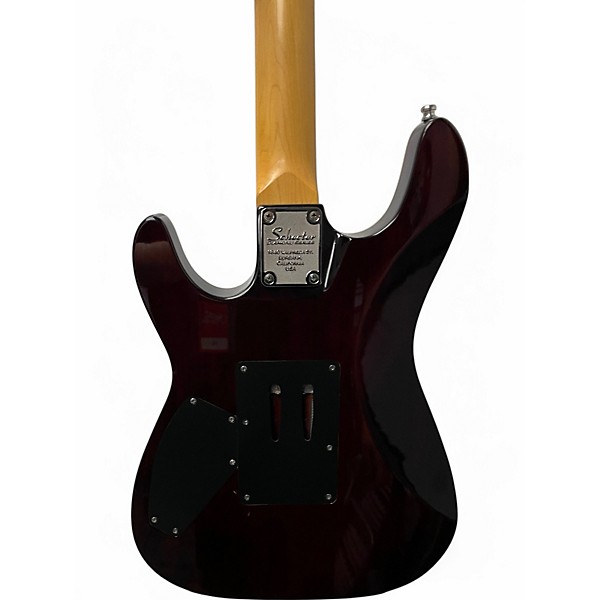 Used Schecter Guitar Research Omen Extreme 6-FR Vintage Sunburst Solid Body Electric Guitar