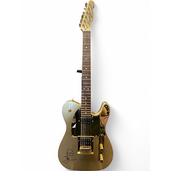 Used 2018 Squier J5 Telecaster Frost Gold Solid Body Electric Guitar,Specials : American Fashion Style Bags On Sale