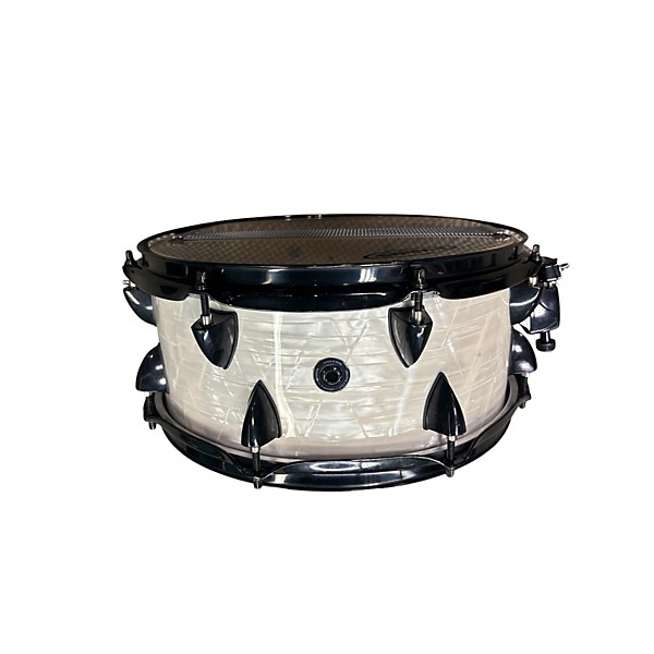 Used Orange County Drum & Percussion 13X6 Venice Series Snare White Drum