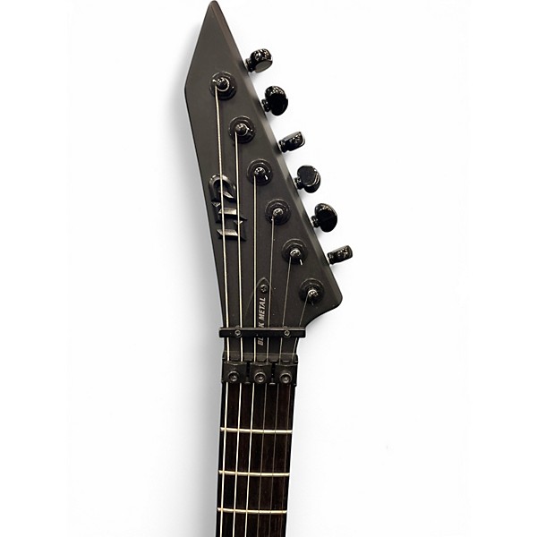 Used ESP LTD Black Metal Black Solid Body Electric Guitar