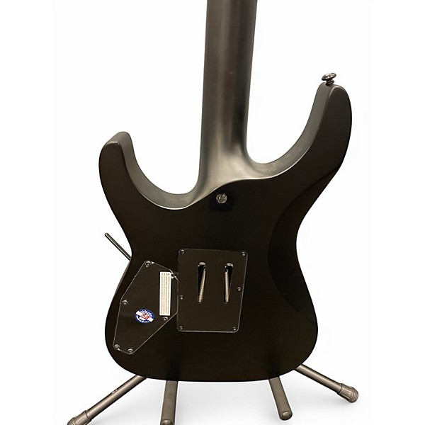 Used ESP LTD Black Metal Black Solid Body Electric Guitar