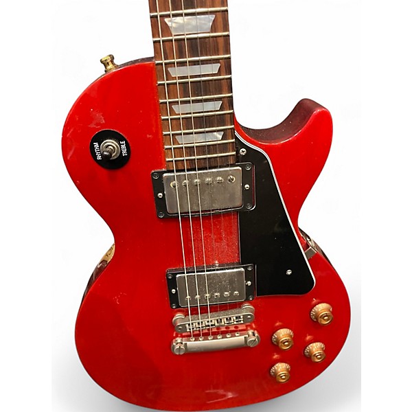 Used Gibson lpm Red Solid Body Electric Guitar