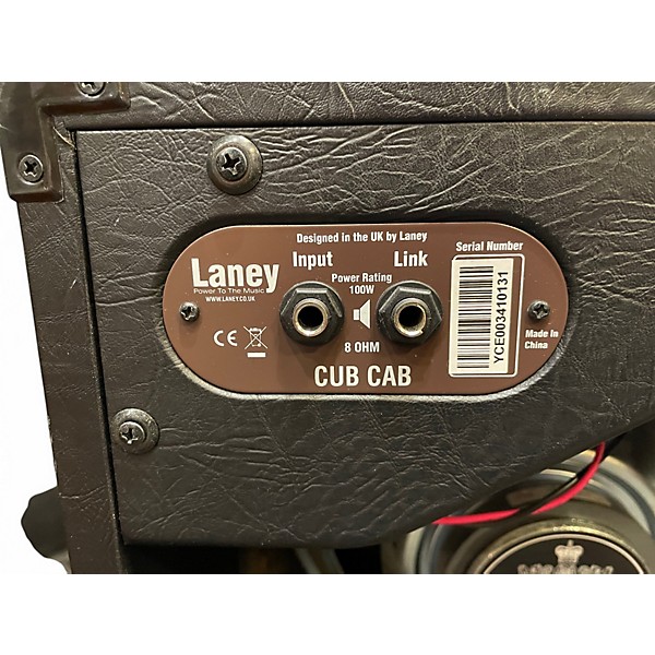 Used Laney Cub-212 100W Open-Back Guitar Speaker Cabinet Guitar Cabinet