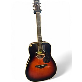 Used Yamaha FG830 3 Color Sunburst Acoustic Guitar