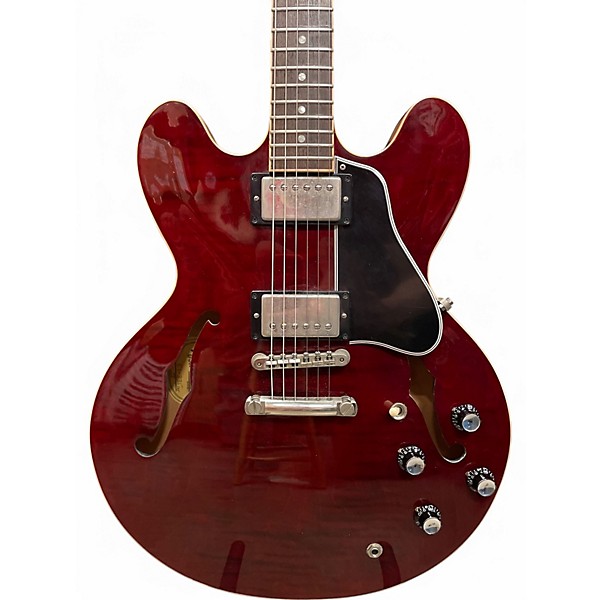 Used Gibson ES335 Figured Cherry Hollow Body Electric Guitar