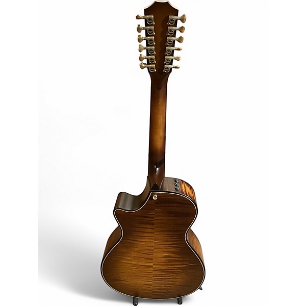 Used Taylor 652CE Builders Edition Wild Honey Burst 12 String Acoustic Electric Guitar