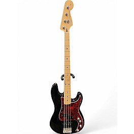 Used 2012 Fender Deluxe Active Precision Bass Black Electric Bass Guitar