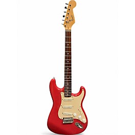 Used Squier Bullet Stratocaster Fiesta Red Solid Body Electric Guitar