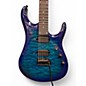 Used Sterling by Music Man JP150 DiMarzio Cerulean Paradise Solid Body Electric Guitar