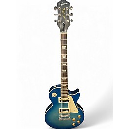 Used Epiphone Les Paul Traditional Pro IV Blue Solid Body Electric Guitar