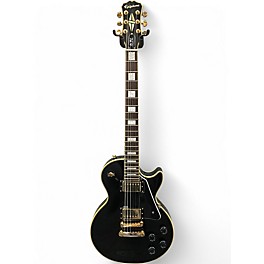 Used Epiphone Les Paul Custom Pro Black Solid Body Electric Guitar
