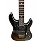 Used Schecter Guitar Research DIAMOND 6 FR Black Solid Body Electric Guitar