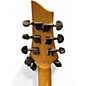 Used Schecter Guitar Research DIAMOND 6 FR Black Solid Body Electric Guitar