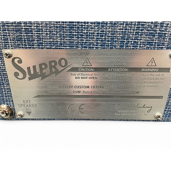 Used Supro KEELEY CUSTOM 1970RK Tube Guitar Combo Amp