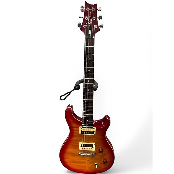 Used PRS SE Custom 22 Cherry Sunburst Solid Body Electric Guitar