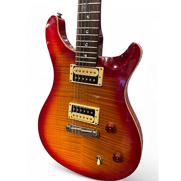 Used PRS SE Custom 22 Cherry Sunburst Solid Body Electric Guitar
