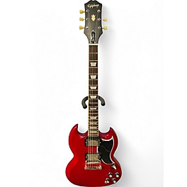 Used Epiphone INSPIRED BY GIBSON SG Flat Red Solid Body Electric Guitar