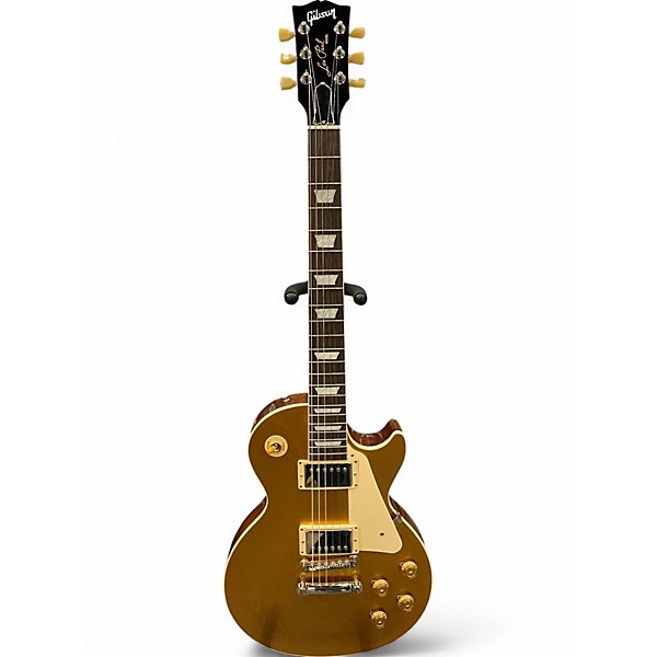 Used Gibson Les Paul Standard 1950S Neck Gold Top Solid Body Electric Guitar