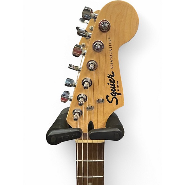 Used Squier TITOS STARDUST STRATOCASTER Black Solid Body Electric Guitar
