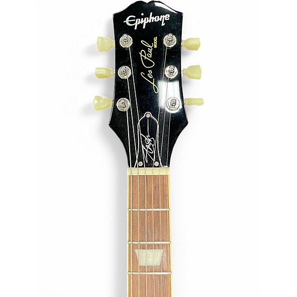 Used Epiphone Slash Signature Les Paul Classic FLAME YELLOW Solid Body Electric Guitar