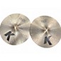 Used Zildjian 14in K Custom Dark Hi Hat Pair Cymbal