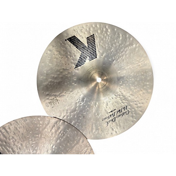 Used Zildjian 14in K Custom Dark Hi Hat Pair Cymbal