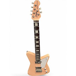 Used Sterling by Music Man Mariposa Pueblo Pink Solid Body Electric Guitar