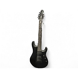 Used Sterling by Music Man John Petrucci JP157 7 String Black Solid Body Electric Guitar