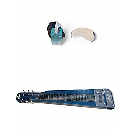 Used Rogue LAPSTEEL BLUE SPARKLE Solid Body Electric Guitar