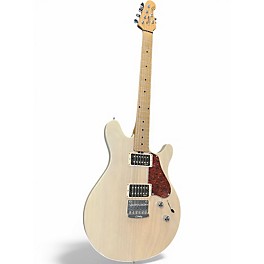 Used Sterling by Music Man VALENTINE TRANS BUTTERMILK Solid Body Electric Guitar