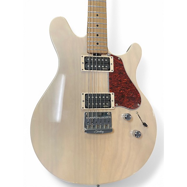 Used Sterling by Music Man VALENTINE TRANS BUTTERMILK Solid Body Electric Guitar