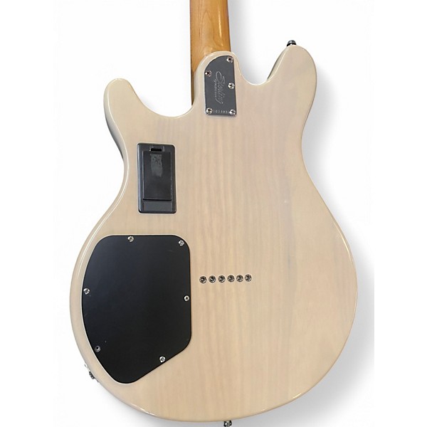 Used Sterling by Music Man VALENTINE TRANS BUTTERMILK Solid Body Electric Guitar