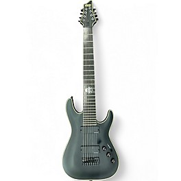 Used Schecter Guitar Research Blackjack V8 Black Solid Body Electric Guitar