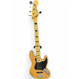 Used Squier Vintage Modified Jazz Bass V Natural Electric Bass Guitar