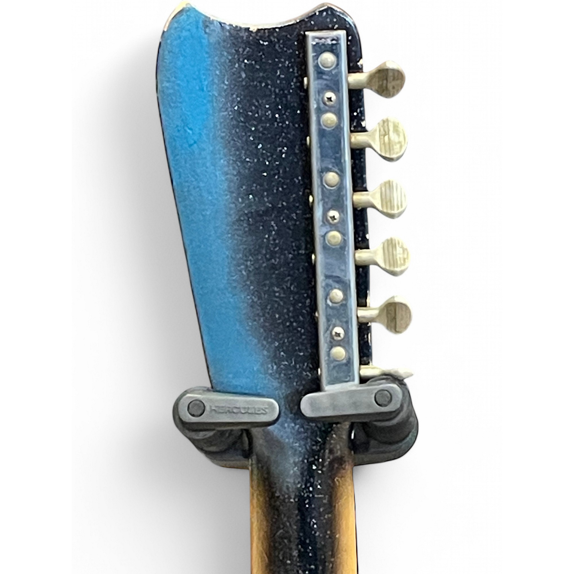 Vintage 1960s Silvertone 1448 Model W/ amp Refinished Custom Blue