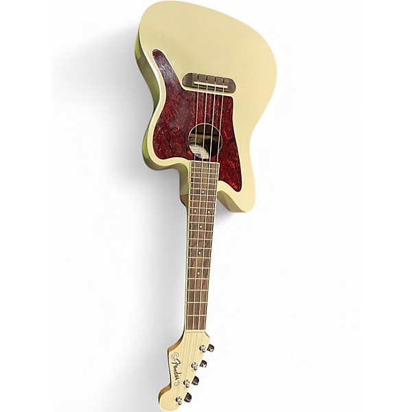 Used Fender fullerton jmz uke olw Olympic White Ukulele